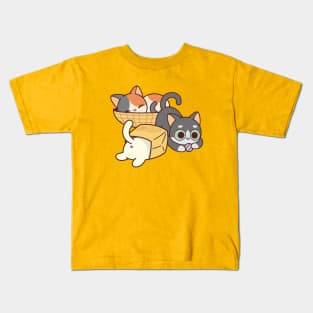 Tokaido Cats Kawaii Kids T-Shirt